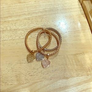 Never worn tri tone bracelet